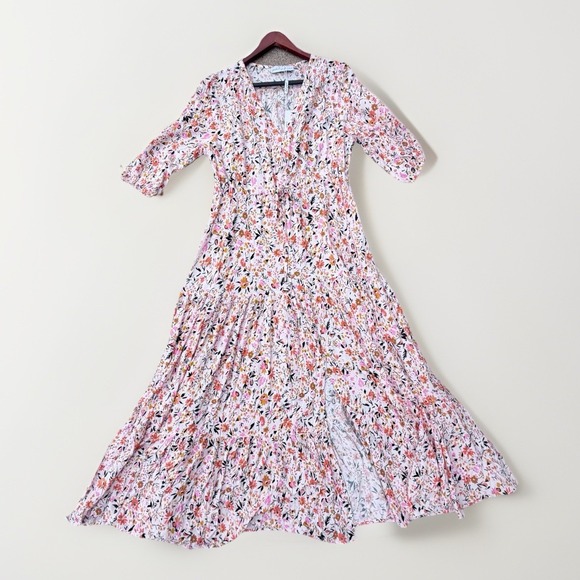 Petal & Pup Dresses & Skirts - Petal and Pup Kelda Maxi Dress Tiered Floral Sz S Cottagecore Country Oversized